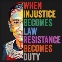 When Injustice Becomes Law Resistance Becomes Duty Women's Tank Top thumb 5