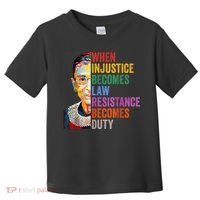 When Injustice Becomes Law Resistance Becomes Duty Toddler T-Shirt thumb 0