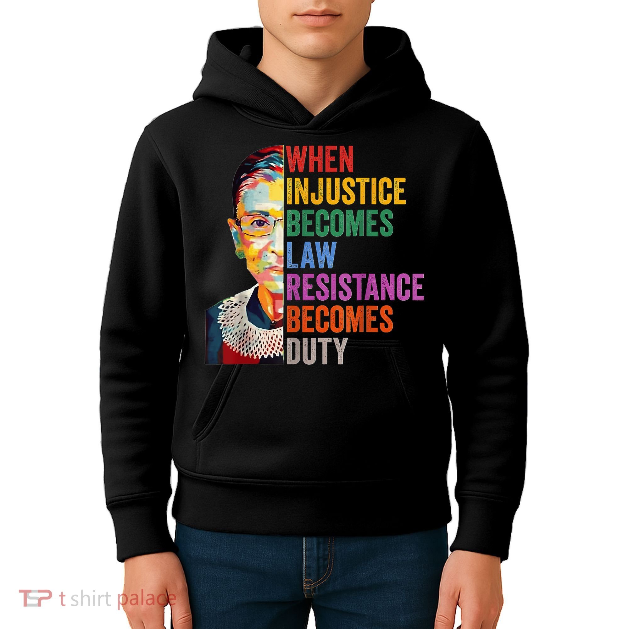 When Injustice Becomes Law Resistance Becomes Duty Kids Hoodie