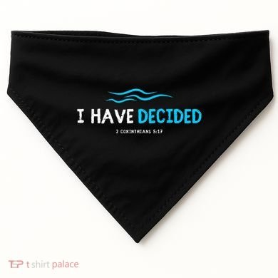 Water Immersion Baptism Baptized USA-Made Doggie Bandana