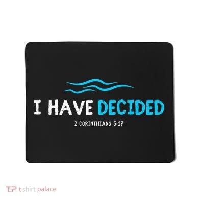 Water Immersion Baptism Baptized Mousepad