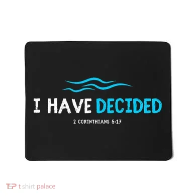 Water Immersion Baptism Baptized Mousepad