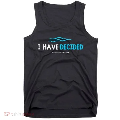 Water Immersion Baptism Baptized Tank Top