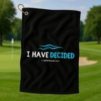 Water Immersion Baptism Baptized Golf Towel thumb 1