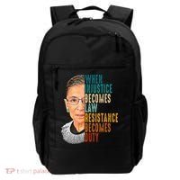 When Injustice Becomes Law Resistance Becomes Duty Backpack thumb 0