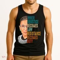 When Injustice Becomes Law Resistance Becomes Duty Tank Top thumb 3