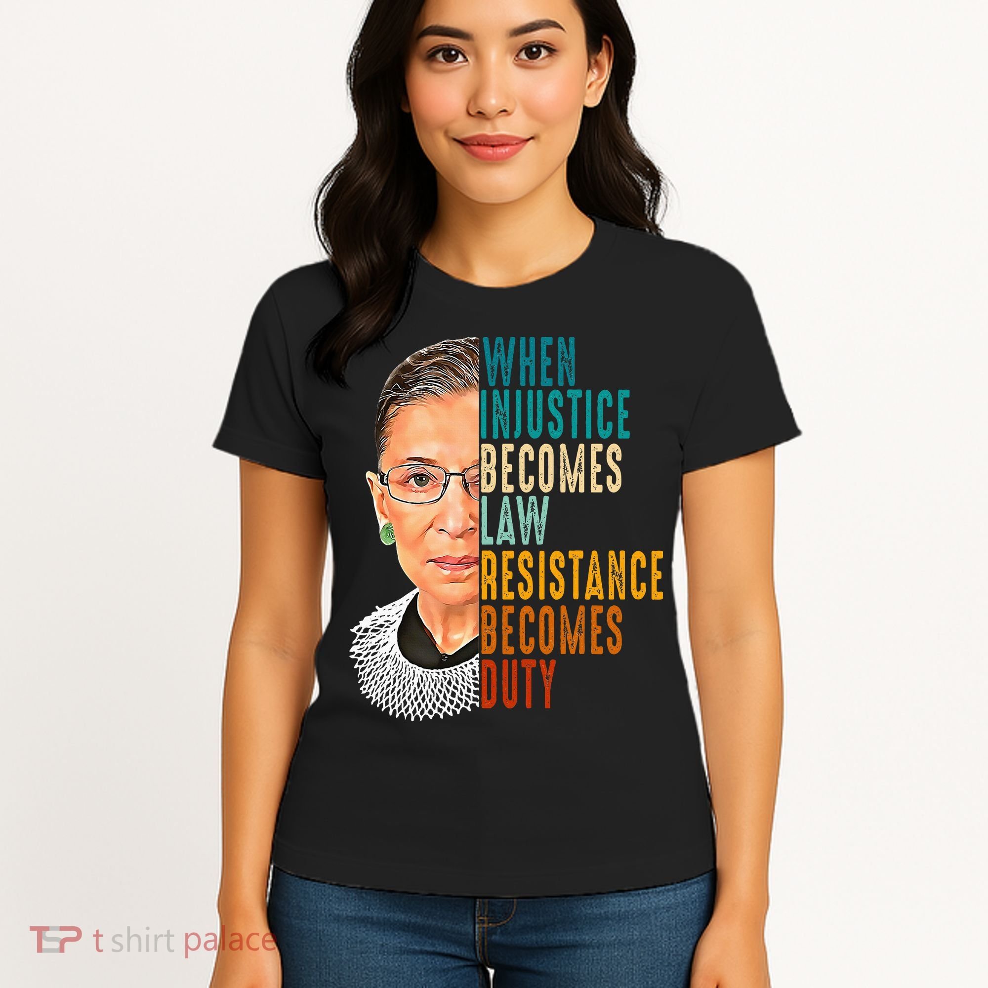 When Injustice Becomes Law Resistance Becomes Duty Women's T-Shirt
