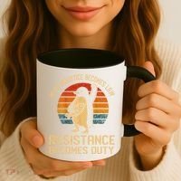When Injustice Becomes Law Resistance Becomes Duty Penguin Coffee Mug thumb 3