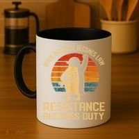 When Injustice Becomes Law Resistance Becomes Duty Penguin Coffee Mug thumb 4