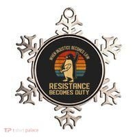 When Injustice Becomes Law Resistance Becomes Duty Penguin Ornament thumb 0