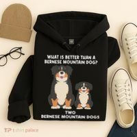 What Is Better Than A Bernese Two Bernese Mountain Dog Hoodie thumb 4