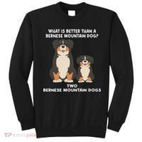 What Is Better Than A Bernese Two Bernese Mountain Dog Sweatshirt thumb 0