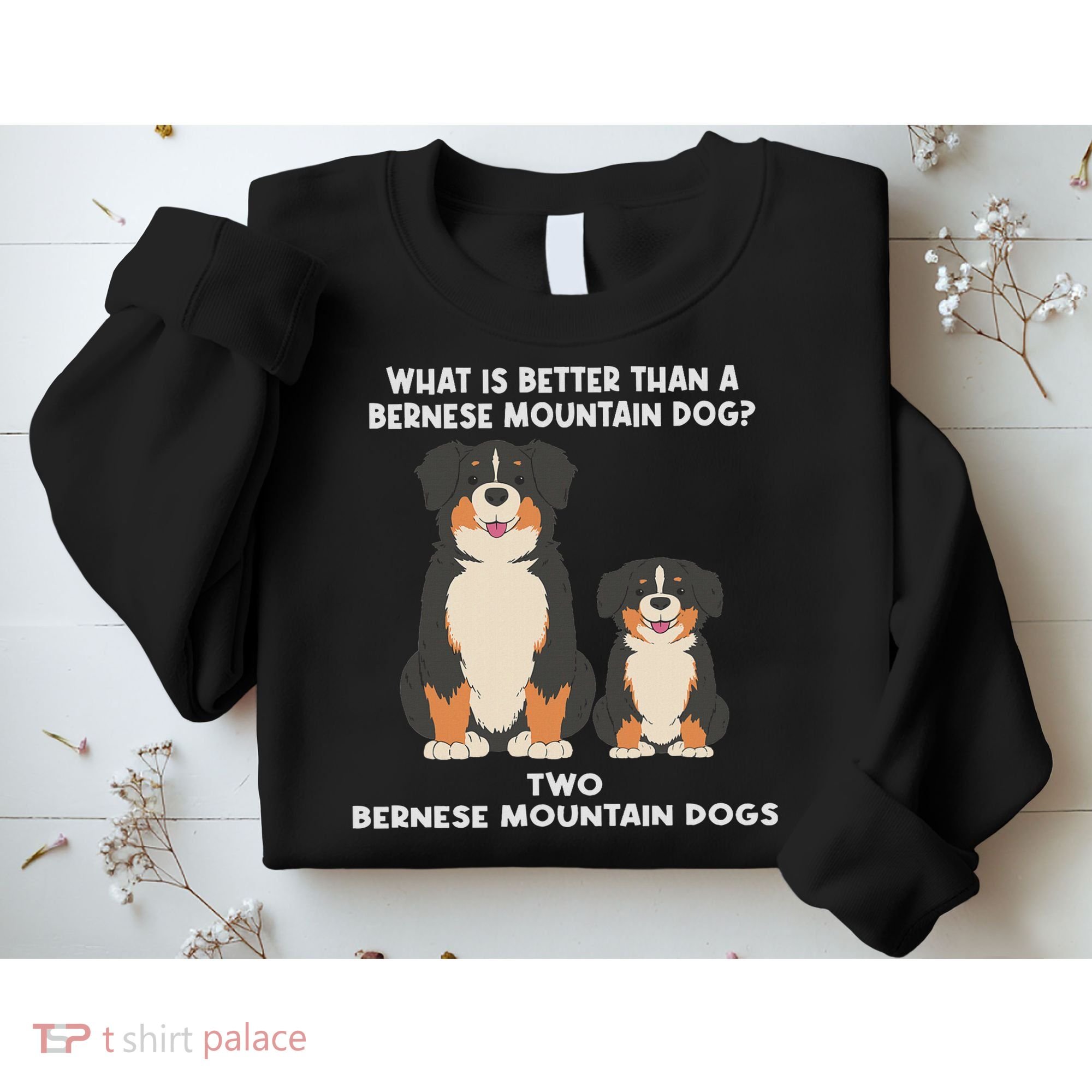 What Is Better Than A Bernese Two Bernese Mountain Dog Sweatshirt