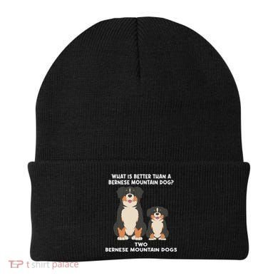 What Is Better Than A Bernese Two Bernese Mountain Dog Beanie