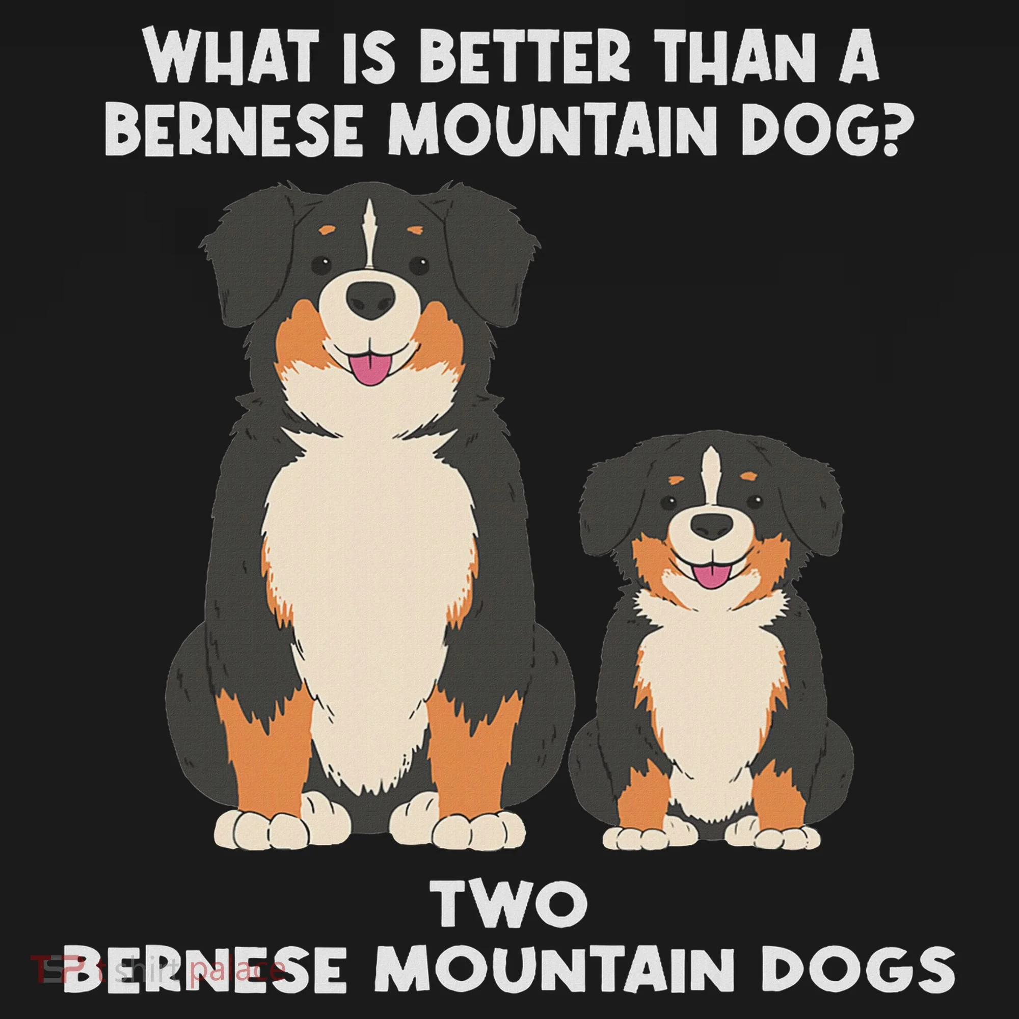 What Is Better Than A Bernese Two Bernese Mountain Dog Ornament