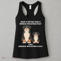 What Is Better Than A Bernese Two Bernese Mountain Dog Women's Tank Top thumb 3