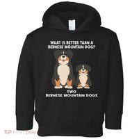 What Is Better Than A Bernese Two Bernese Mountain Dog Toddler Hoodie thumb 0