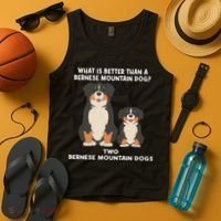 What Is Better Than A Bernese Two Bernese Mountain Dog Tank Top thumb 4
