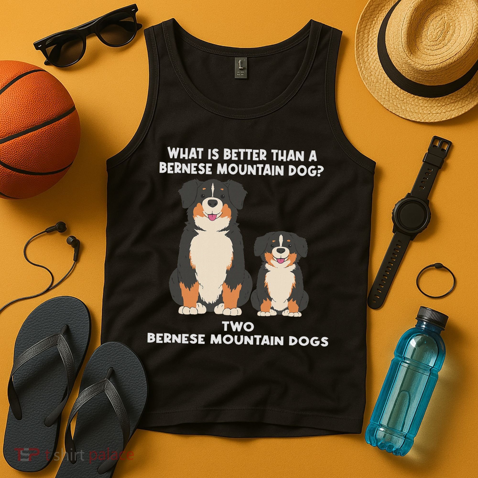 What Is Better Than A Bernese Two Bernese Mountain Dog Tank Top