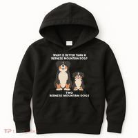 What Is Better Than A Bernese Two Bernese Mountain Dog Kids Hoodie thumb 0