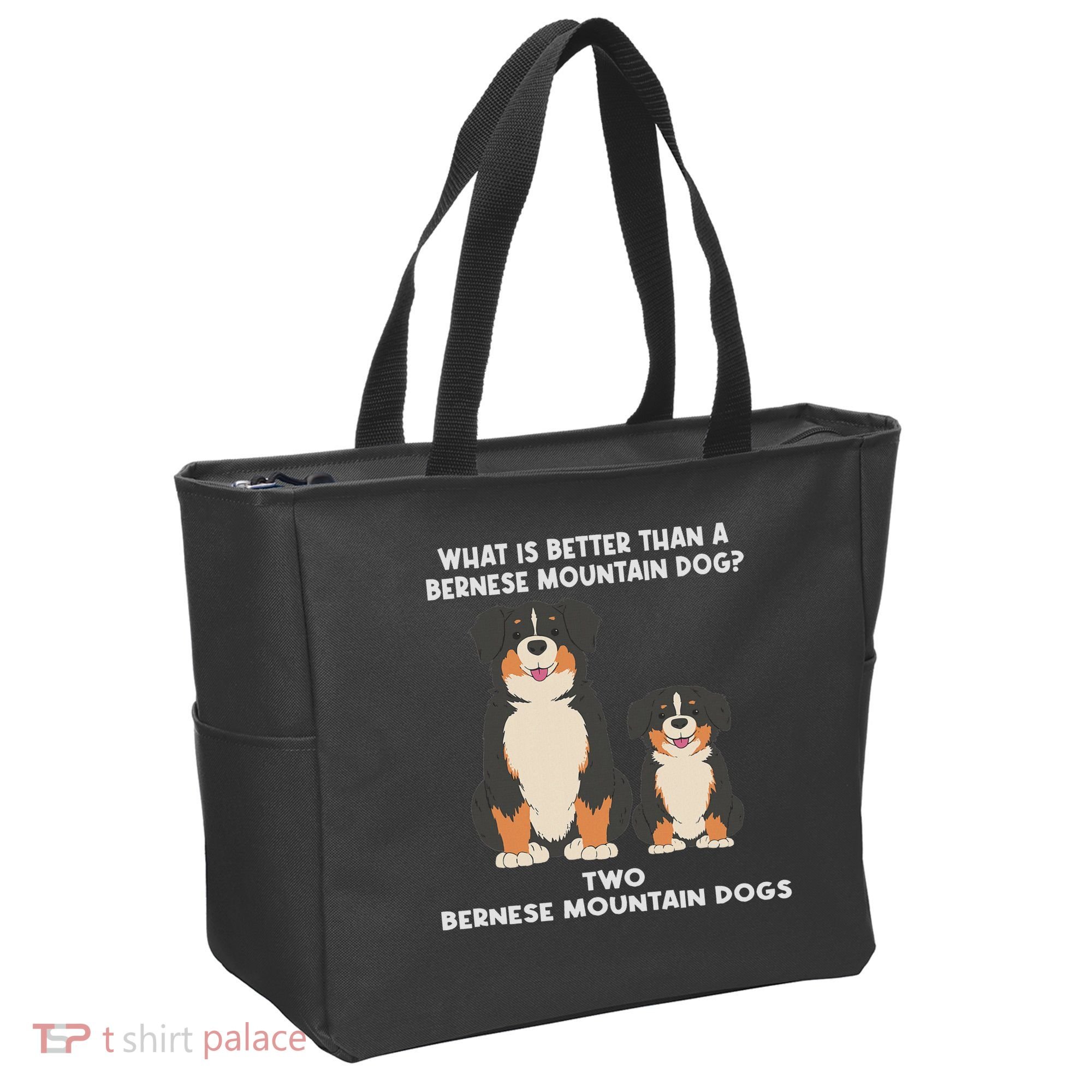 What Is Better Than A Bernese Two Bernese Mountain Dog Tote Bag