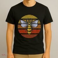 Wasp Insect Bird Lover Gift Vintage Retro Wasp T-Shirt thumb 3