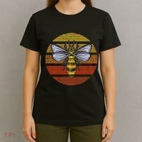 Wasp Insect Bird Lover Gift Vintage Retro Wasp T-Shirt thumb 4