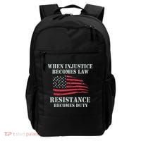 When Injustice Becomes Law Resistance Becomes Duty Backpack thumb 0