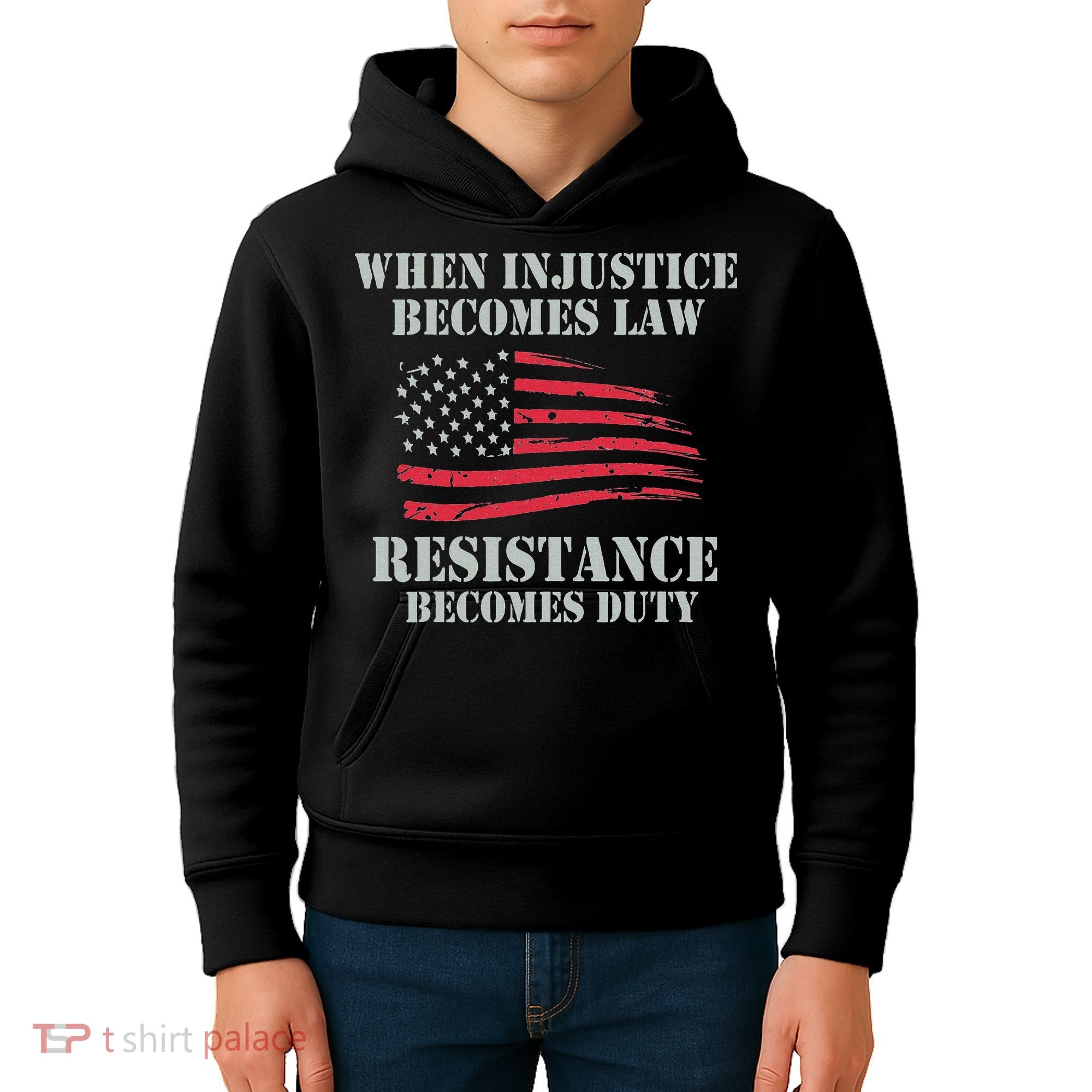When Injustice Becomes Law Resistance Becomes Duty Kids Hoodie