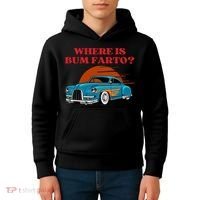 Where Is Bum Farto Funny Kids Hoodie thumb 4