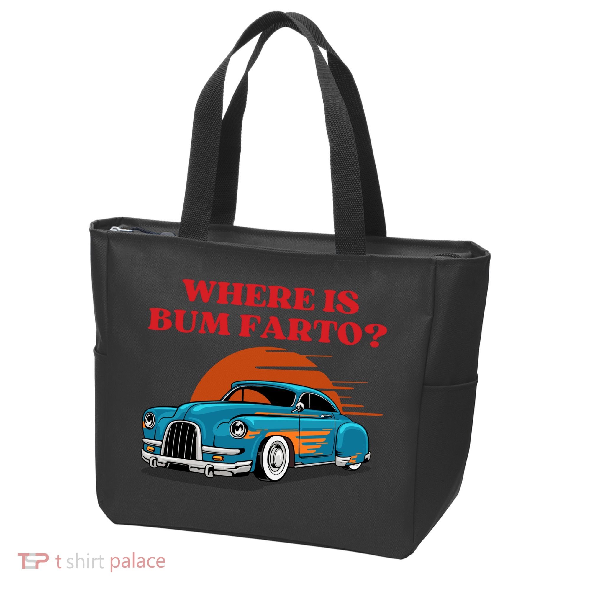 Where Is Bum Farto Funny Tote Bag