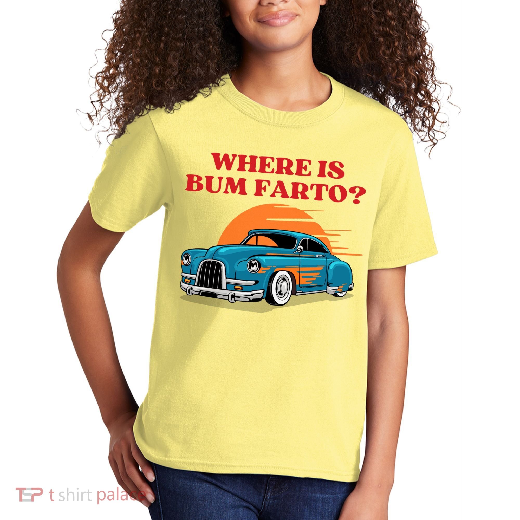 Where Is Bum Farto Funny Kids T-Shirt