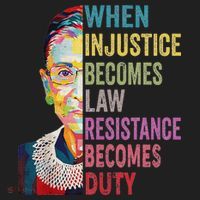 When Injustice Becomes Law Resistance Becomes Duty Women Women's Sweatshirt thumb 2