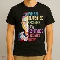 When Injustice Becomes Law Resistance Becomes Duty Women T-Shirt thumb 3