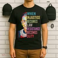 When Injustice Becomes Law Resistance Becomes Duty Women T-Shirt thumb 6