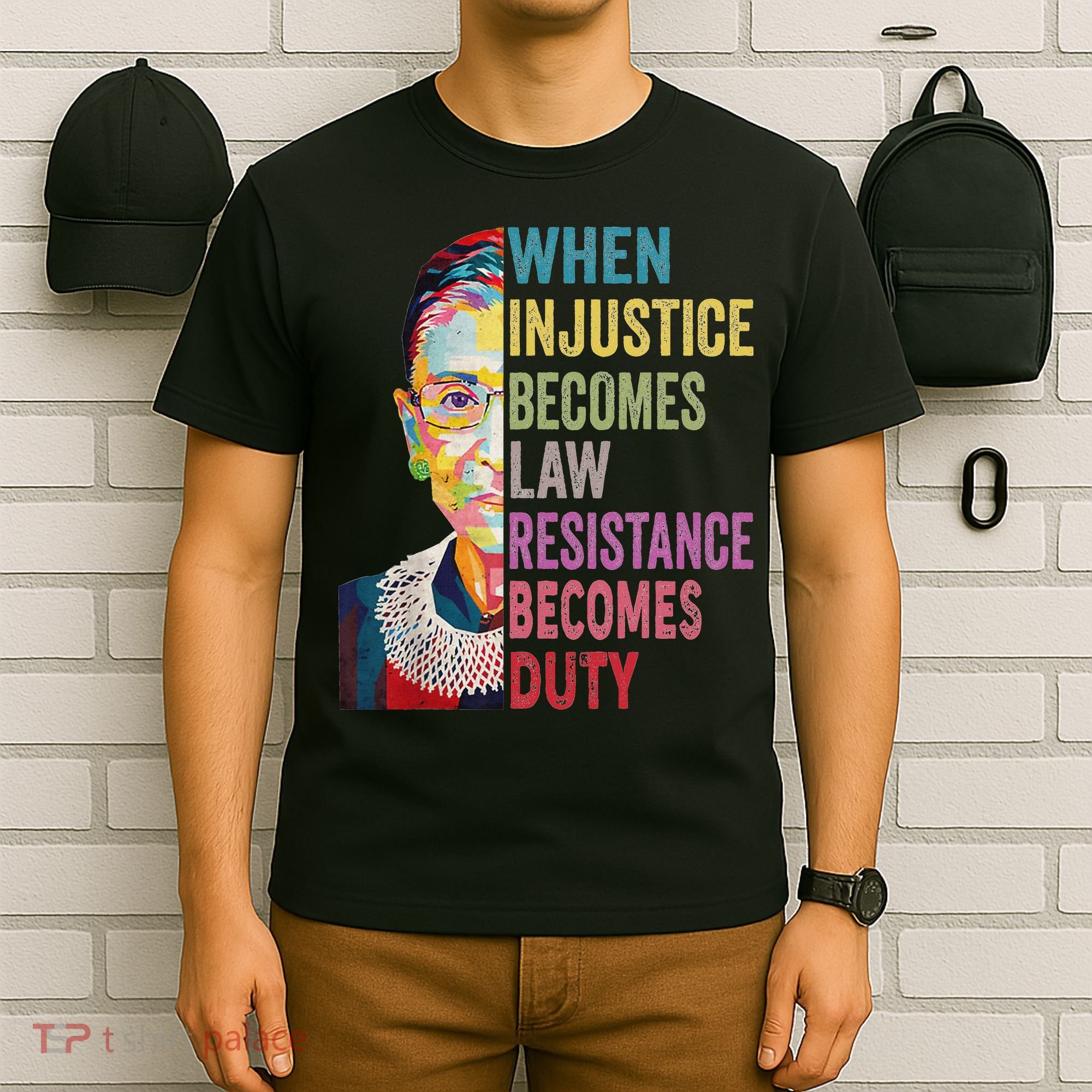 When Injustice Becomes Law Resistance Becomes Duty Women T-Shirt