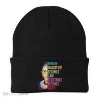When Injustice Becomes Law Resistance Becomes Duty Women Beanie thumb 0