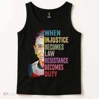 When Injustice Becomes Law Resistance Becomes Duty Women Tank Top thumb 2
