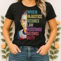 When Injustice Becomes Law Resistance Becomes Duty Women Women's T-Shirt thumb 2