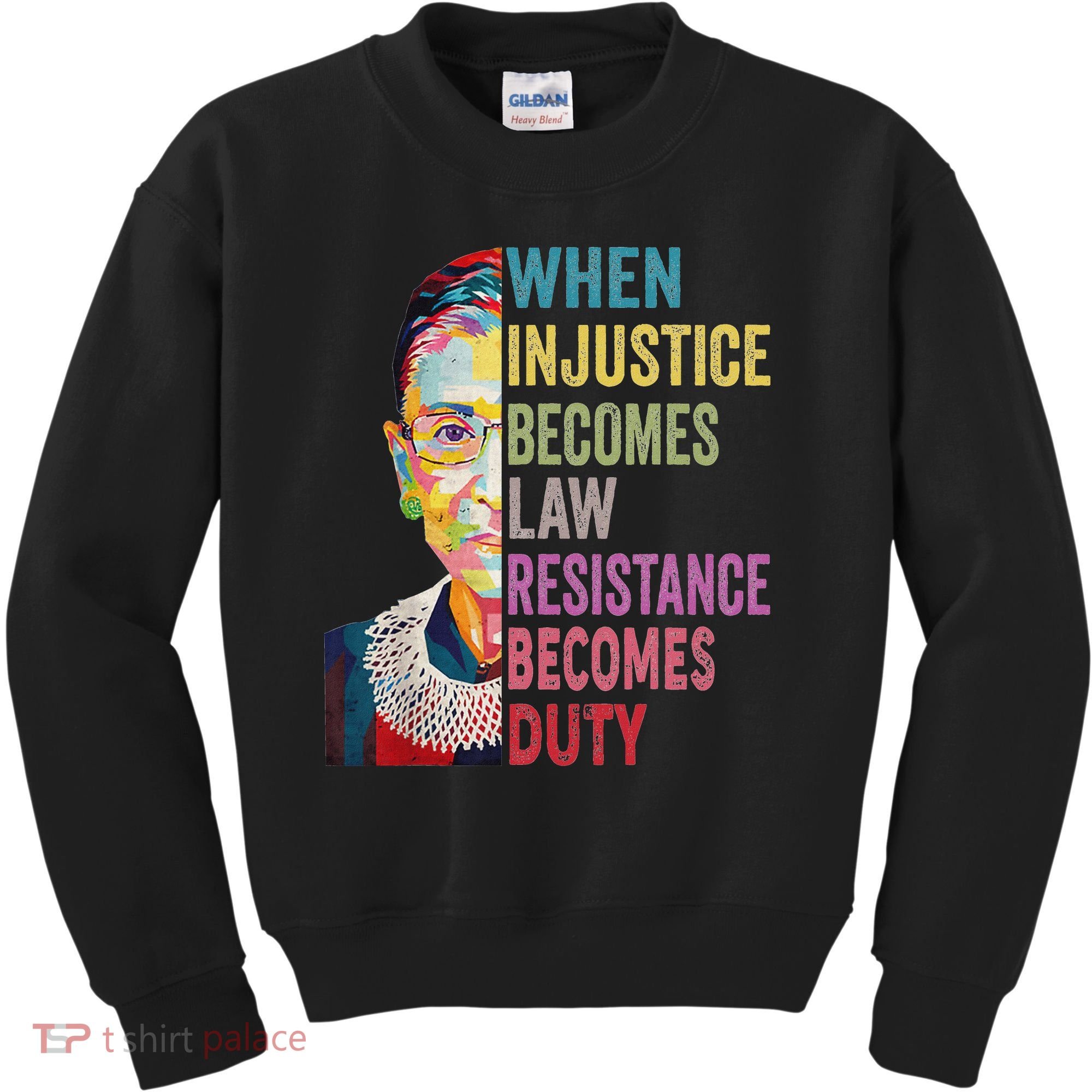 When Injustice Becomes Law Resistance Becomes Duty Women Kids Sweatshirt