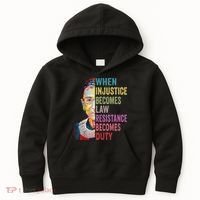 When Injustice Becomes Law Resistance Becomes Duty Women Kids Hoodie thumb 0