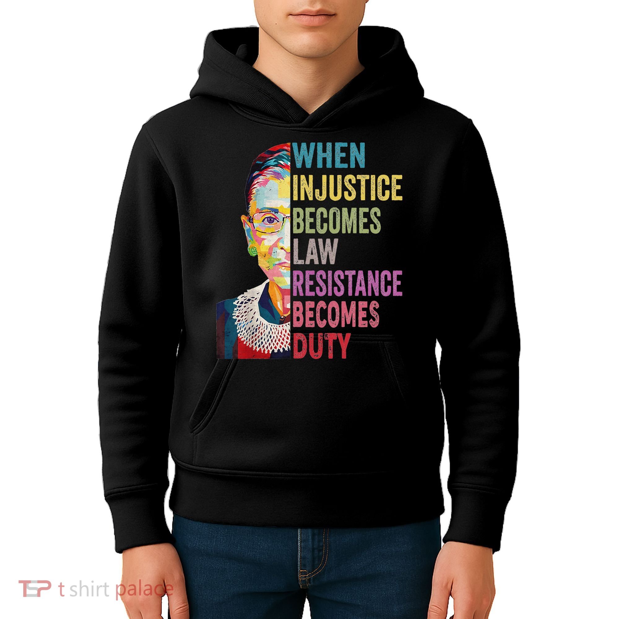 When Injustice Becomes Law Resistance Becomes Duty Women Kids Hoodie