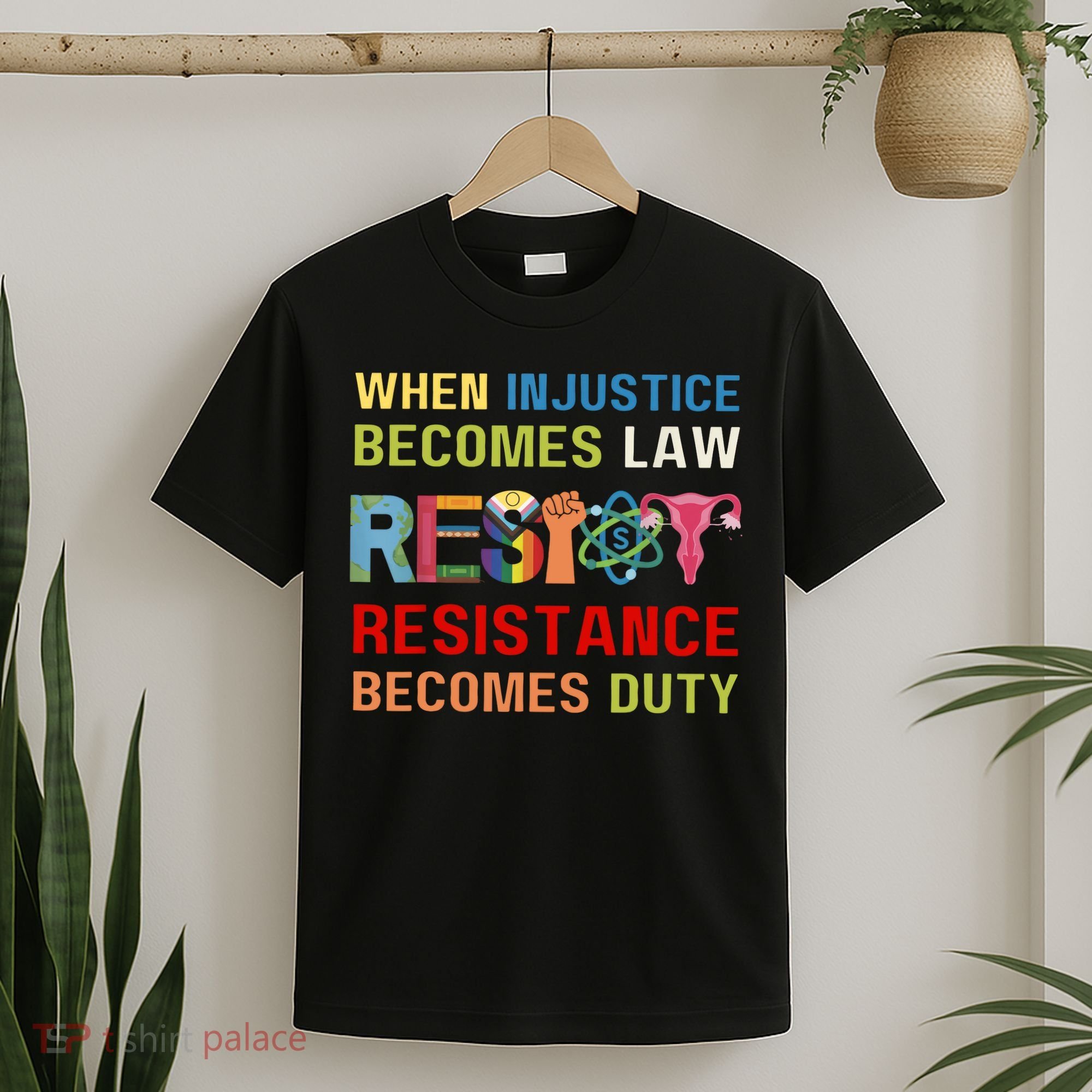 When Injustice Becomes Law Resistance Becomes Duty RBG Quote T-Shirt