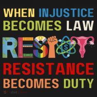 When Injustice Becomes Law Resistance Becomes Duty RBG Quote Women's Tank Top thumb 5