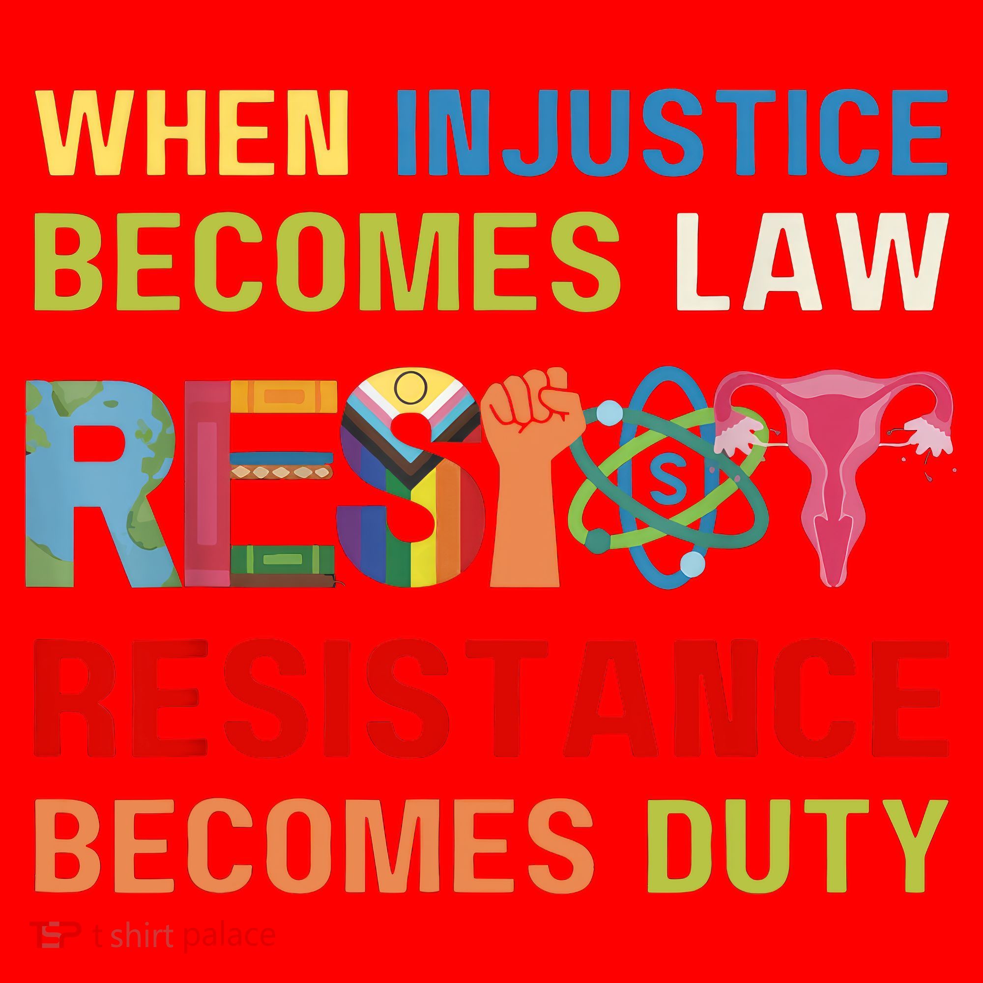 When Injustice Becomes Law Resistance Becomes Duty RBG Quote Santa Hat