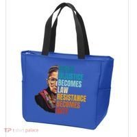 When Injustice Becomes Law Resistance Becomes Duty Rbg Tote Bag thumb 3