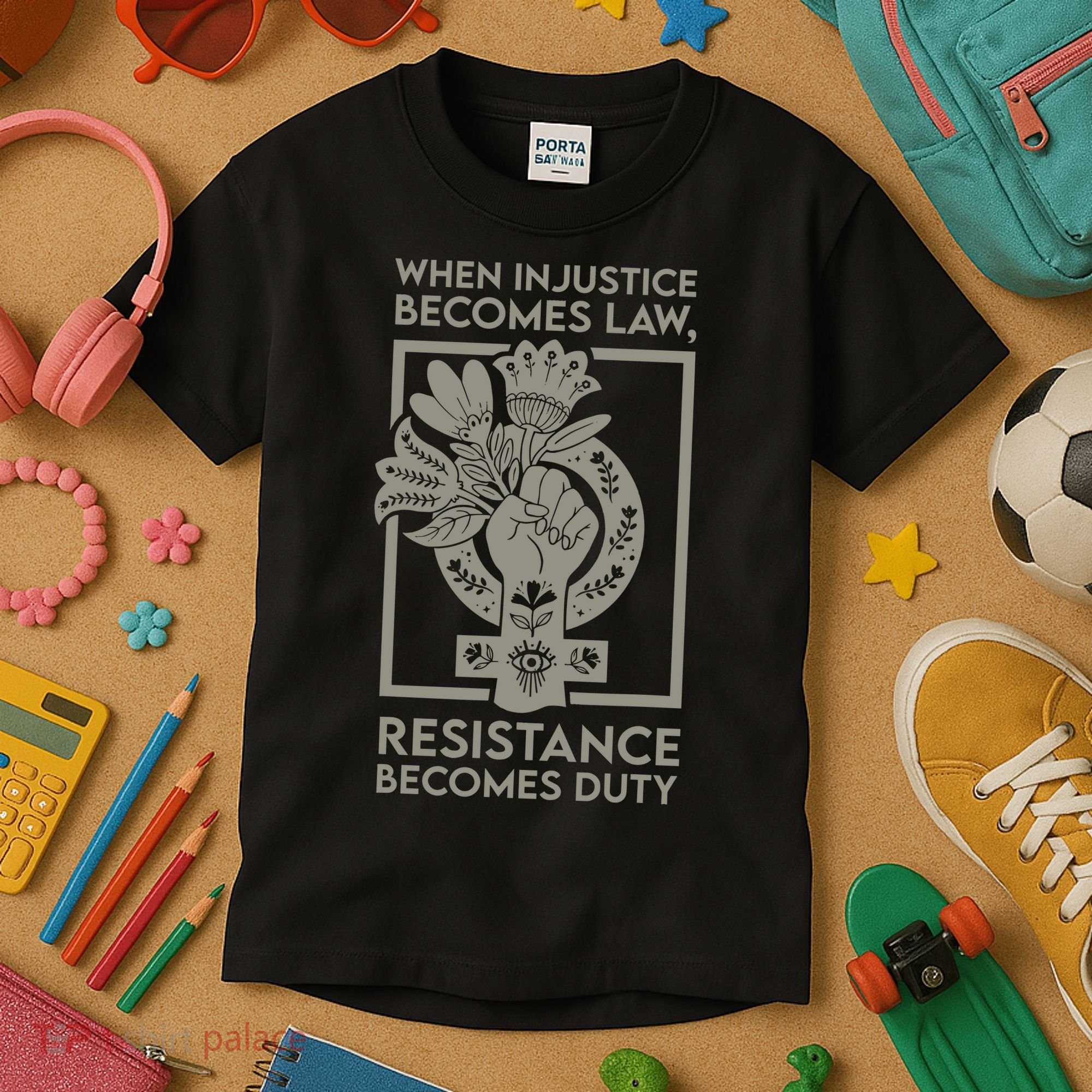 When Injustice Becomes Law Resistance Becomes Duty Kids T-Shirt
