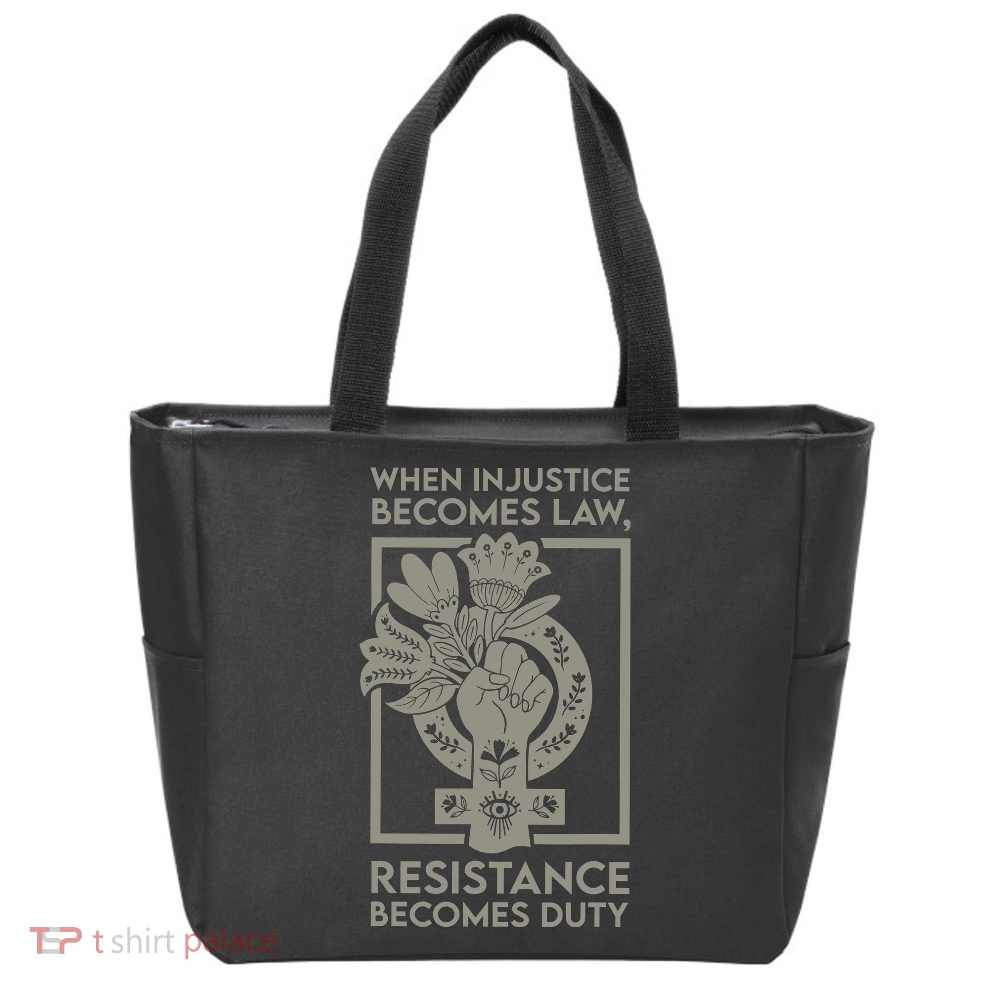 When Injustice Becomes Law Resistance Becomes Duty Tote Bag