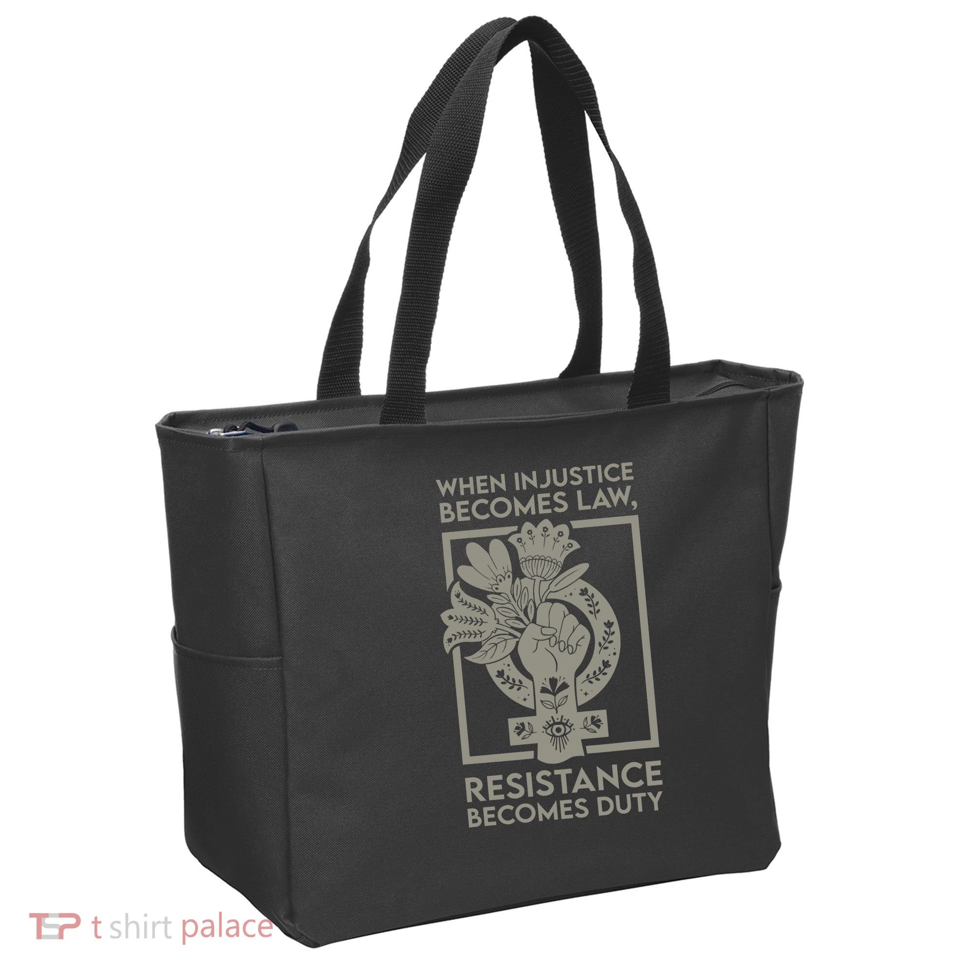When Injustice Becomes Law Resistance Becomes Duty Tote Bag