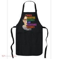 When Injustice Becomes Law Resistance Becomes Duty Rbg Women Apron thumb 0